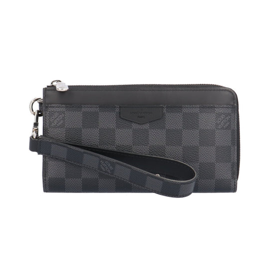 Louis Vuitton Zippy Dragonne Damier Graphite Long Wallet, Canvas N60379, Men's LOUIS VUITTON