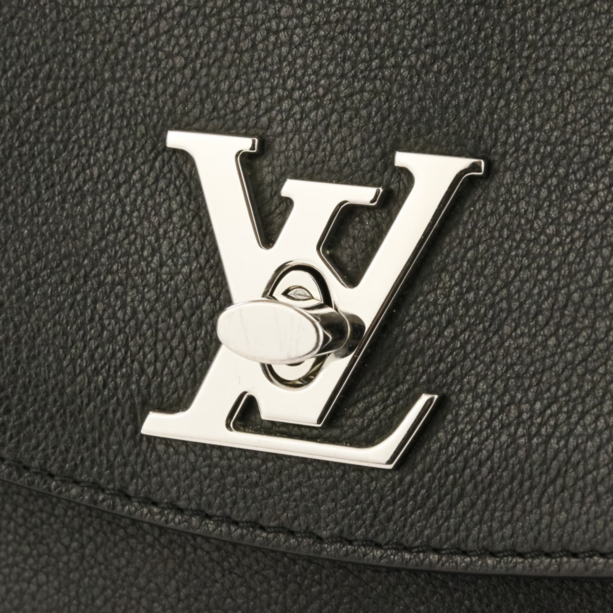 Louis Vuitton Lockme Ever MINI 2-way Leather Handbag/Shoulder Bag M20997 Black Women's — Like New