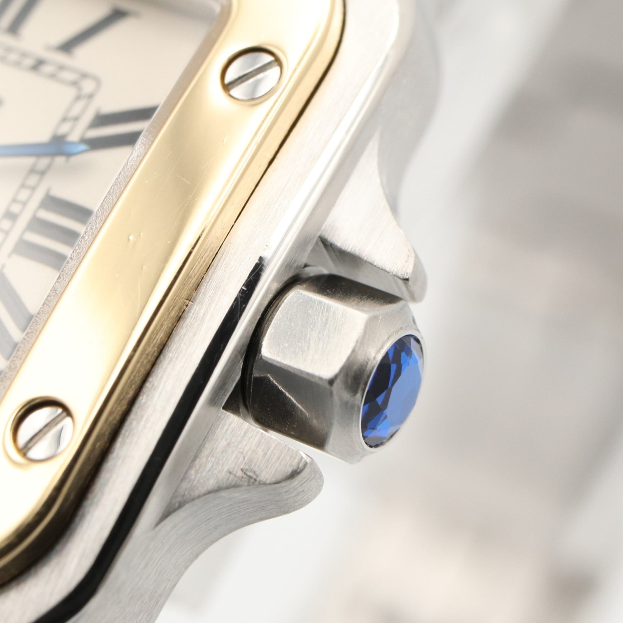 Cartier Santos Galbee SM Watch, Stainless Steel, Ladies, Silver Tone, W20012C4 — Very Good