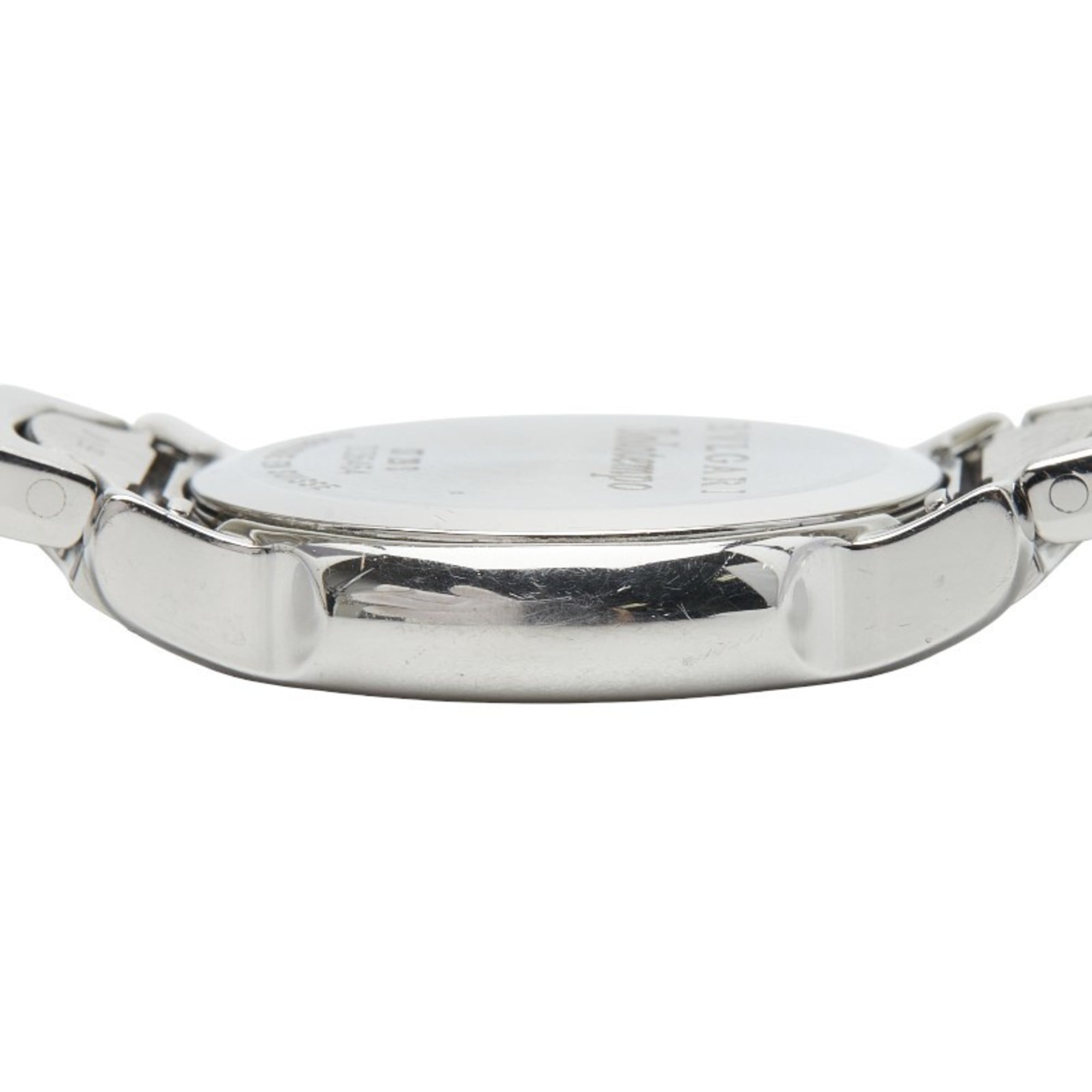 Bvlgari Solotempo ST29S Quartz Watch with Black Dial and Stainless Steel, Women's — Good