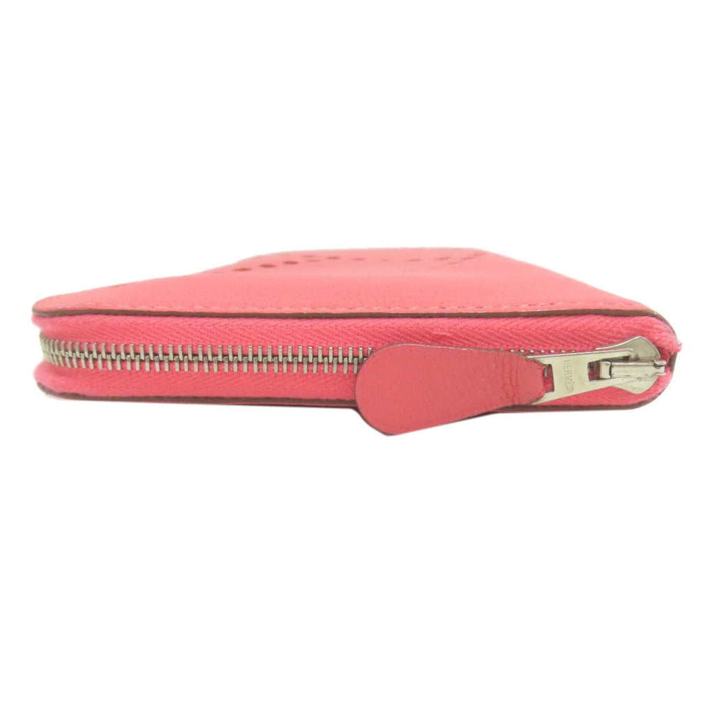 Hermes Evelyn Azap Long Wallet with Silver Hardware, Chevre, Women's, HERMES