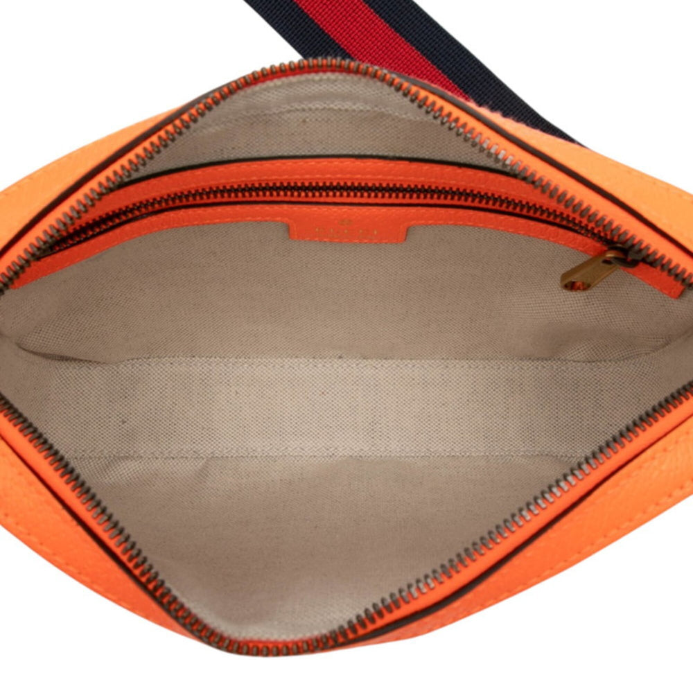Gucci Ophidia GG Supreme Shoulder Bag Crossbody 699439 Orange Beige Leather Women's GUCCI — Like New
