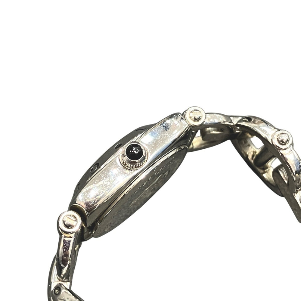 Gucci Horsebit watch, total weight 43.6g, stainless steel, quartz movement, black dial, 6400L — Good