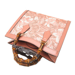 Gucci Diana Medium Tote, Japan Limited Edition, Women's Tote Bag, 853226, Leather, Light Peach & Beige — Like New