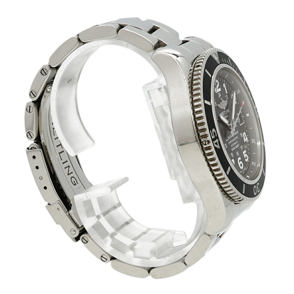 Breitling Superocean II A17365 Black Dial Men's Watch — Good