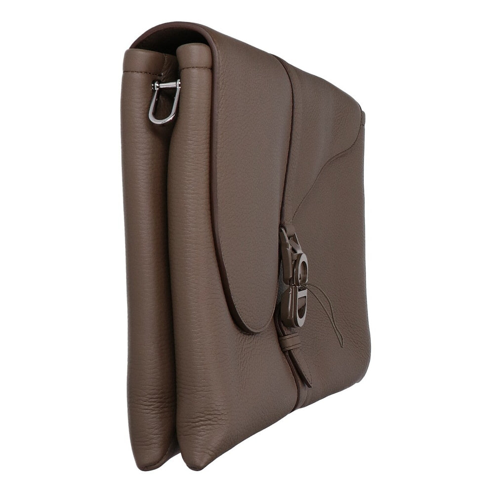 Christian Dior DIOR Dior Pillow Grain Calfskin Shoulder Bag Khaki Men's — Like New