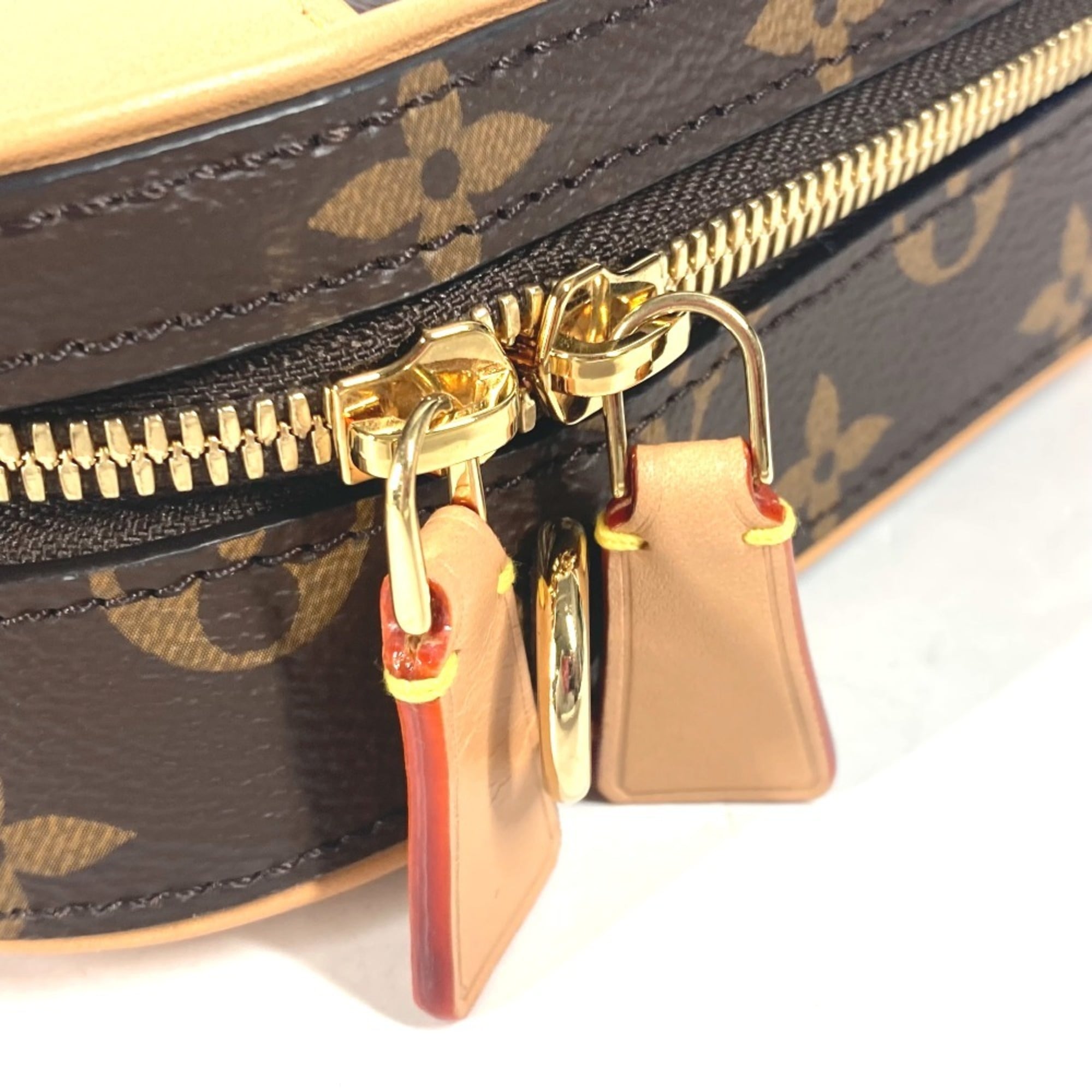 LOUIS VUITTON M68623 Monogram Valisette Vertical Pochette Handbag Shoulder Bag Canvas Men's Women's Brown G-241125-44 — Like New