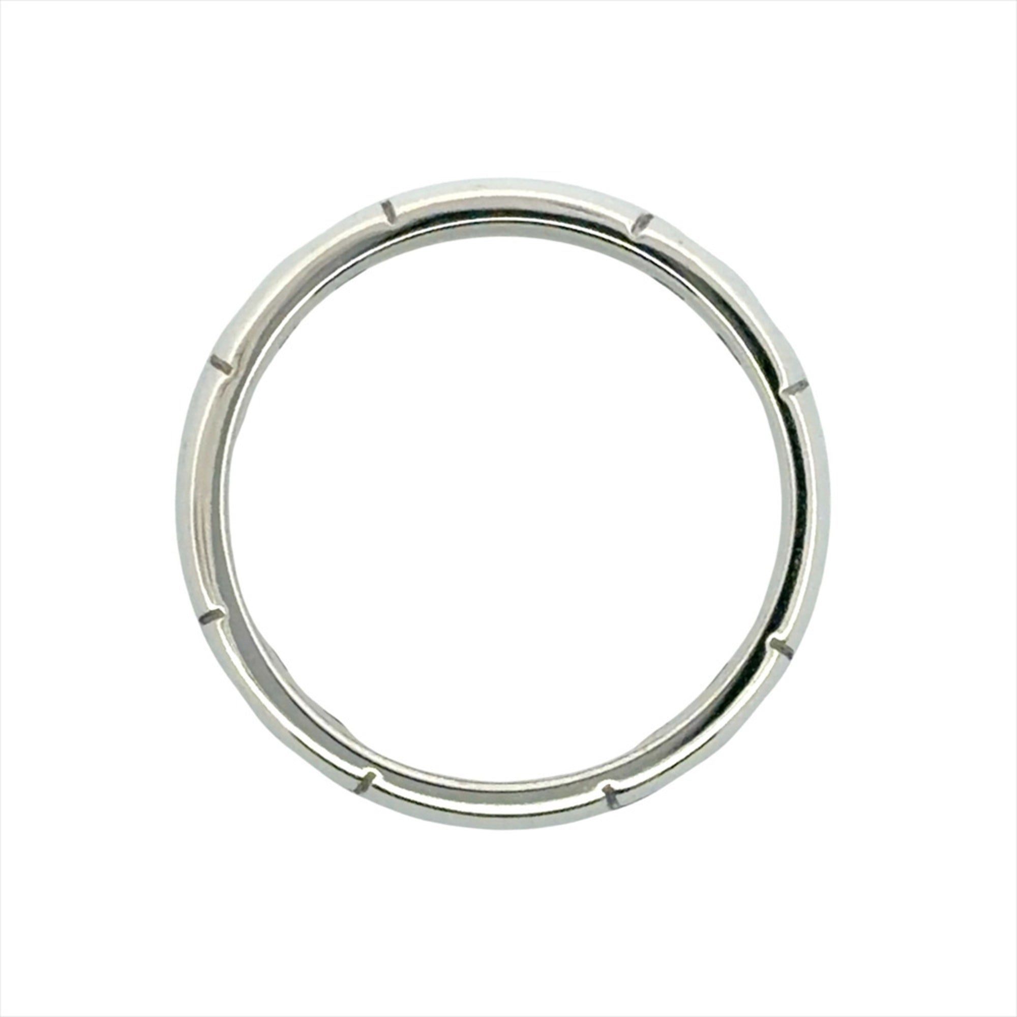 Hermes Hercules Ring, Size #52, 18K White Gold, 6.3g, Women's — Like New