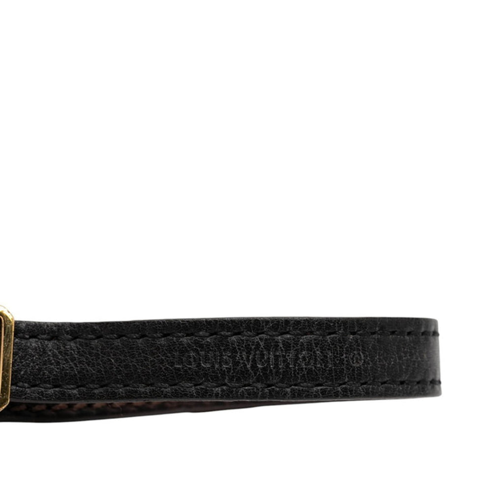 Louis Vuitton Sign It Bracelet, 2-Row Brown Leather, Women's