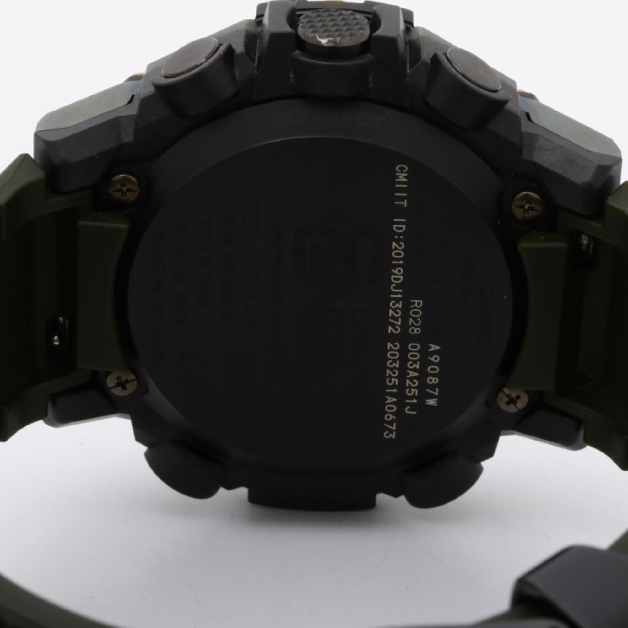 CASIO G-SHOCK G-STEEL GST-B300 Series GST-B300XB-1A3JF Black Khaki Resin SS Carbon Men's Watch — Very Good