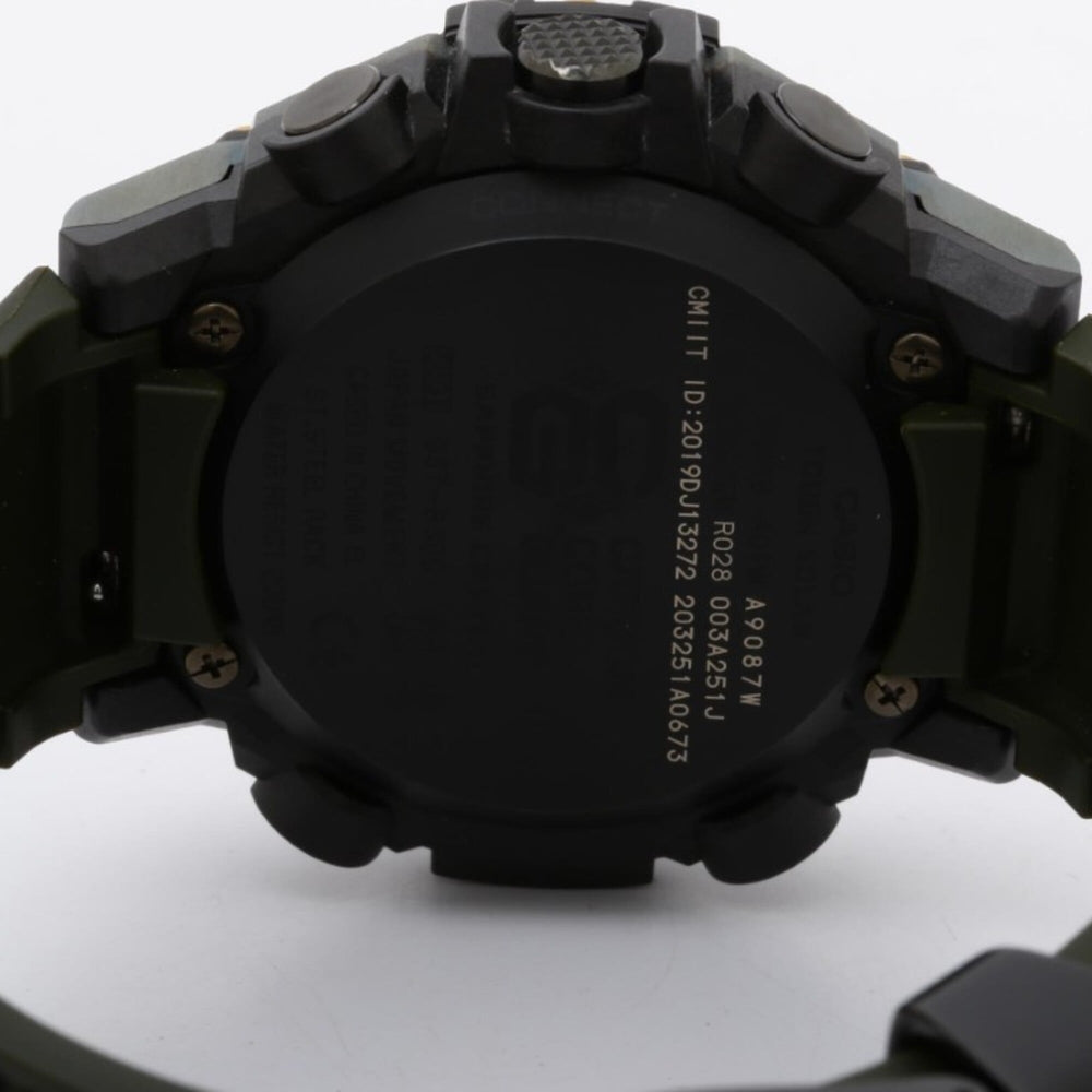 CASIO G-SHOCK G-STEEL GST-B300 Series GST-B300XB-1A3JF Black Khaki Resin SS Carbon Men's Watch — Very Good