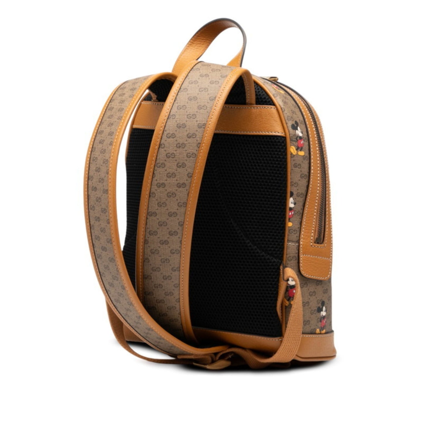 Gucci x Disney GG Supreme Mickey Mouse Backpack 552884 in Brown Multicolor Leather for Women