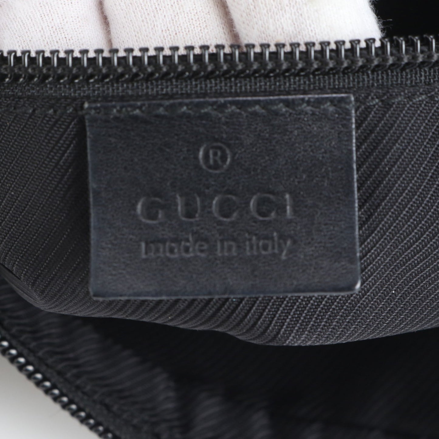 Gucci GG Canvas 019-0433 Leather Shoulder Bag Crossbody Black Women's
