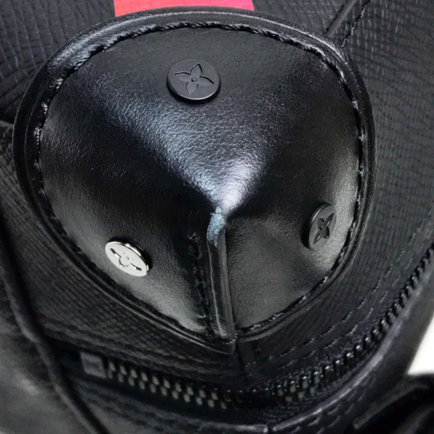 LOUIS VUITTON M30337 Taiga Rainbow Soft Trunk Backpack PM, Leather, Men's, Black