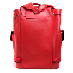 LOUIS VUITTON M53414 Louis Vuitton x Supreme Epi Christopher PM Backpack, Leather, Men's, Red — New - Store Return