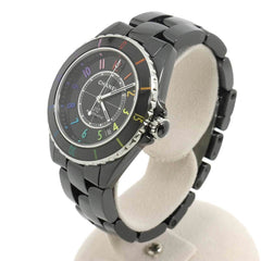 Chanel J12 Electro 38, Limited Edition of 1255 Pieces Worldwide, H7122, Men's Watch, Date, Black Ceramic, Automatic Winding — Like New