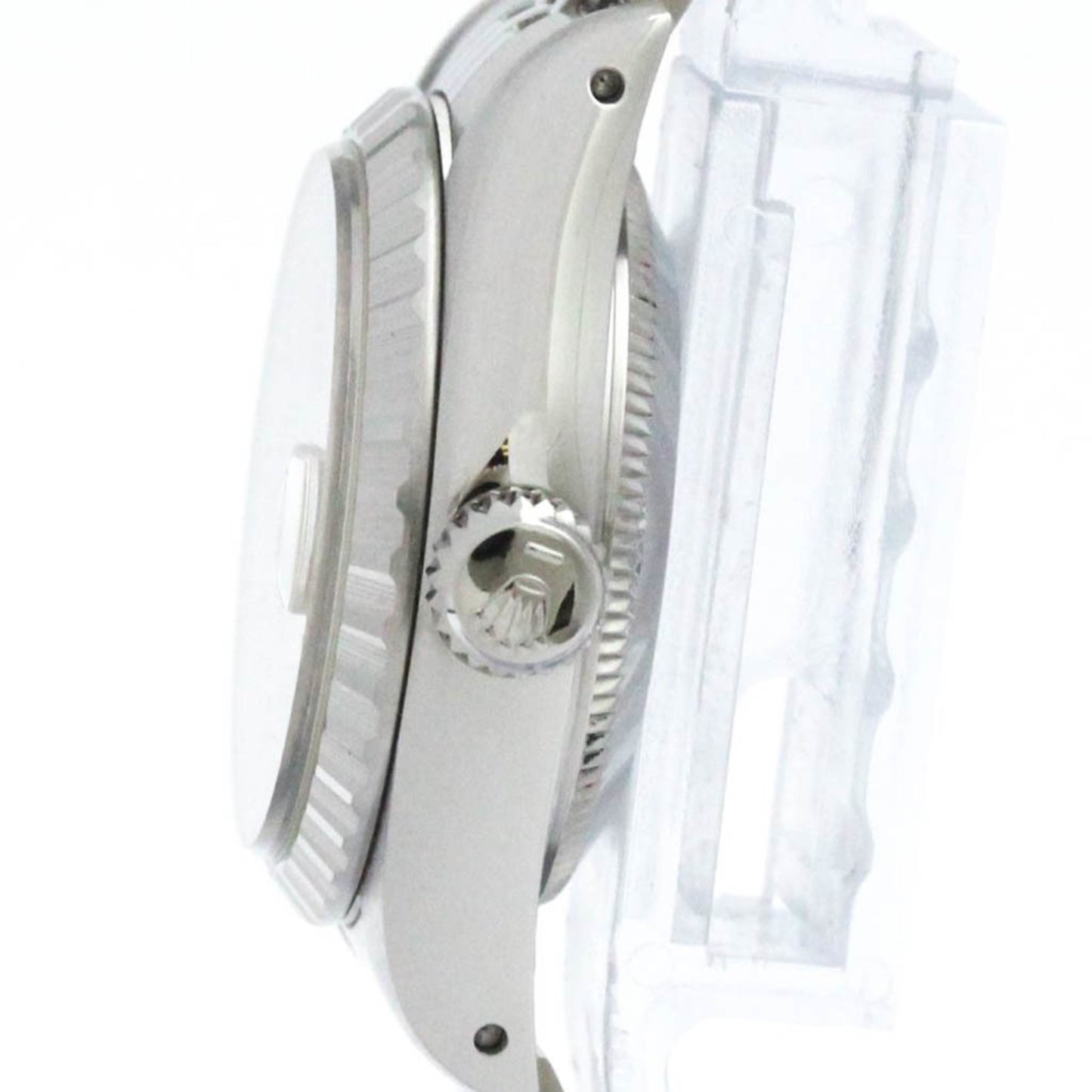 ROLEX Oyster Perpetual Date 69240 18K White Gold Steel Automatic Watch