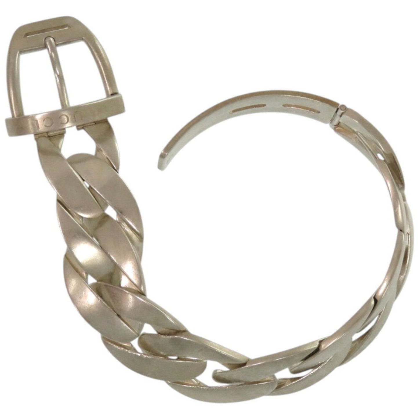 Gucci chain buckle, 925 silver bracelet, 0517GUCCI