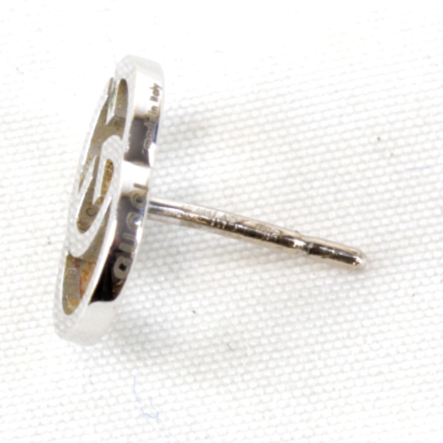 18K GUCCI GG Running 750 Earrings