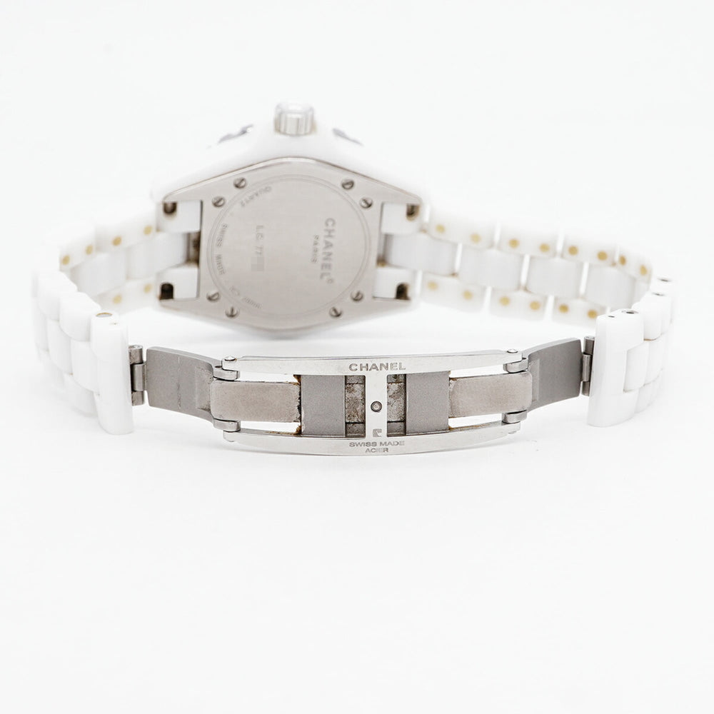 Chanel J12 Diamond H1628 White Dial Women's Watch — Good