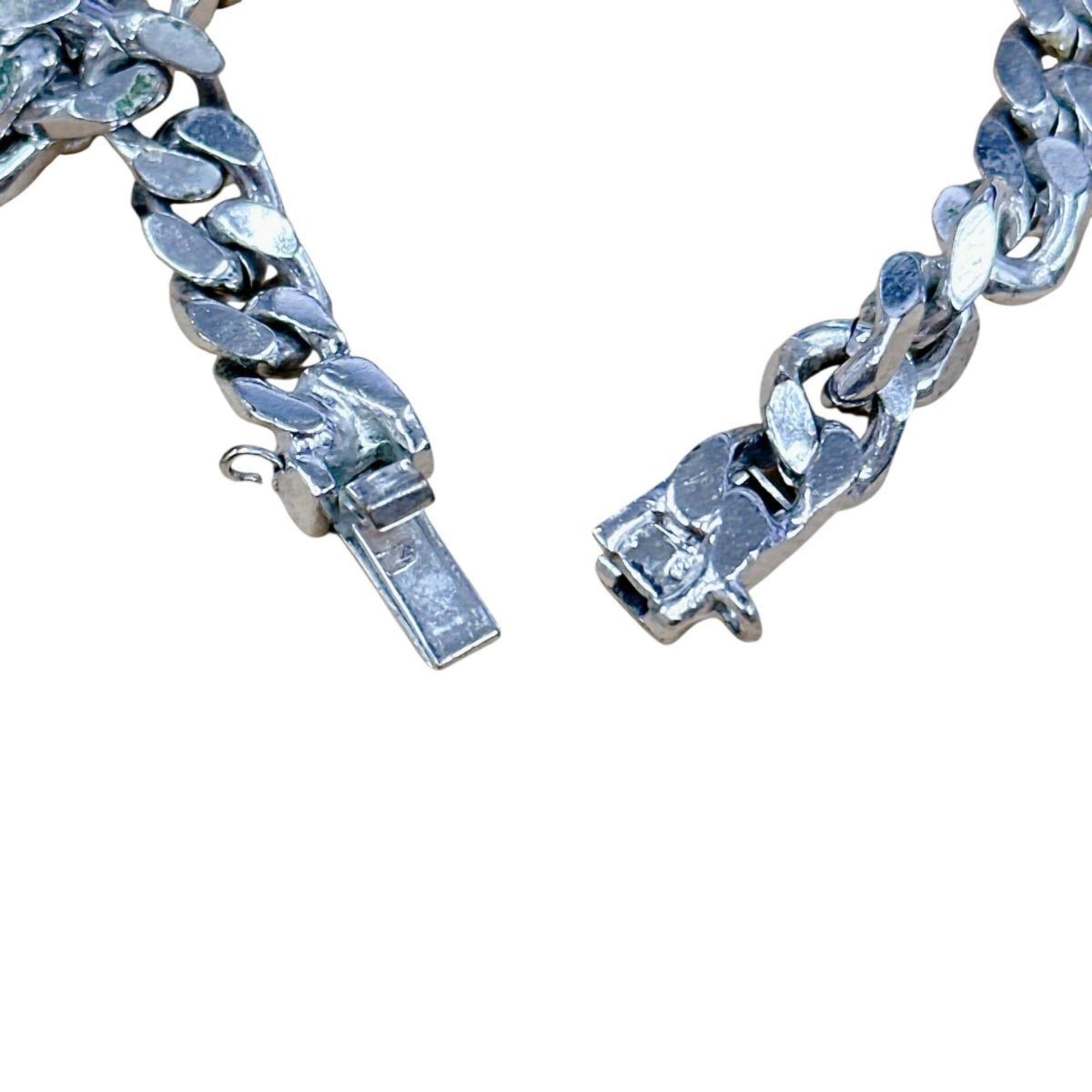 Christian Dior bracelet chain silver