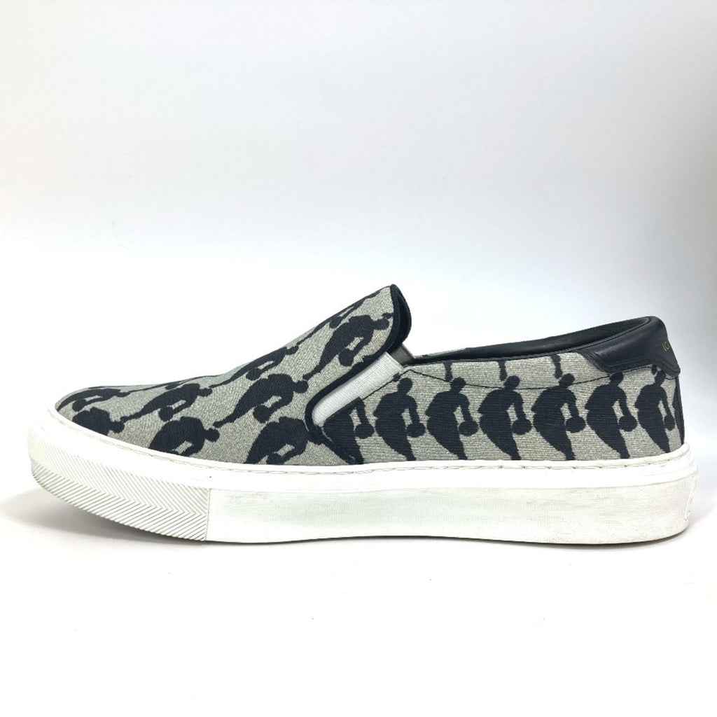 LOUIS VUITTON NBA Collaboration Trocadero Sneakers, Men's Canvas Slip-On Shoes, Gray