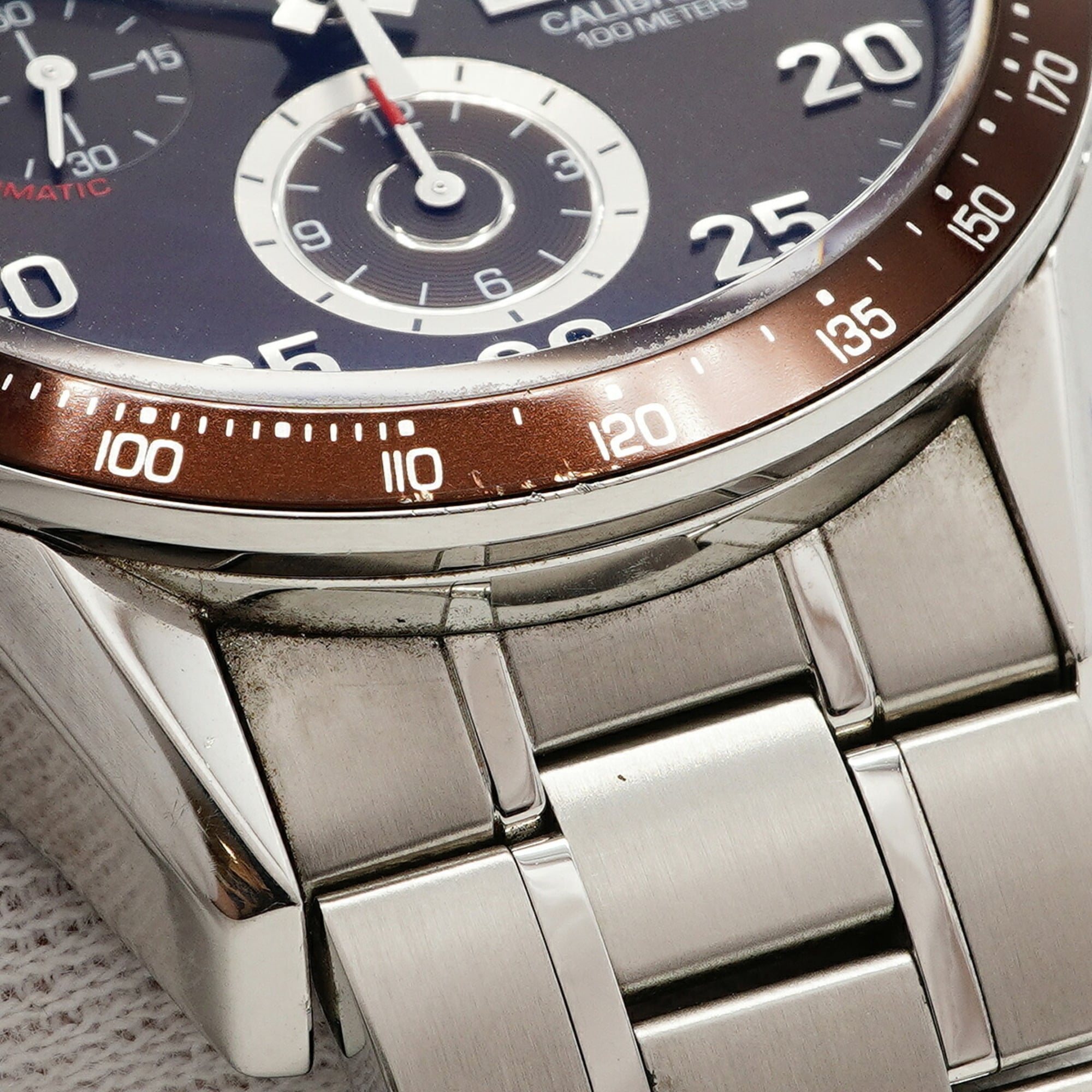 TAG Heuer Carrera Calibre 16 Day-Date CV2A12 Brown Dial Men's Watch — Good