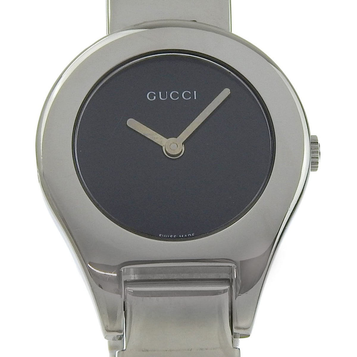 Gucci GUCCI watch 6700L stainless steel black quartz analog display dial women's — Good