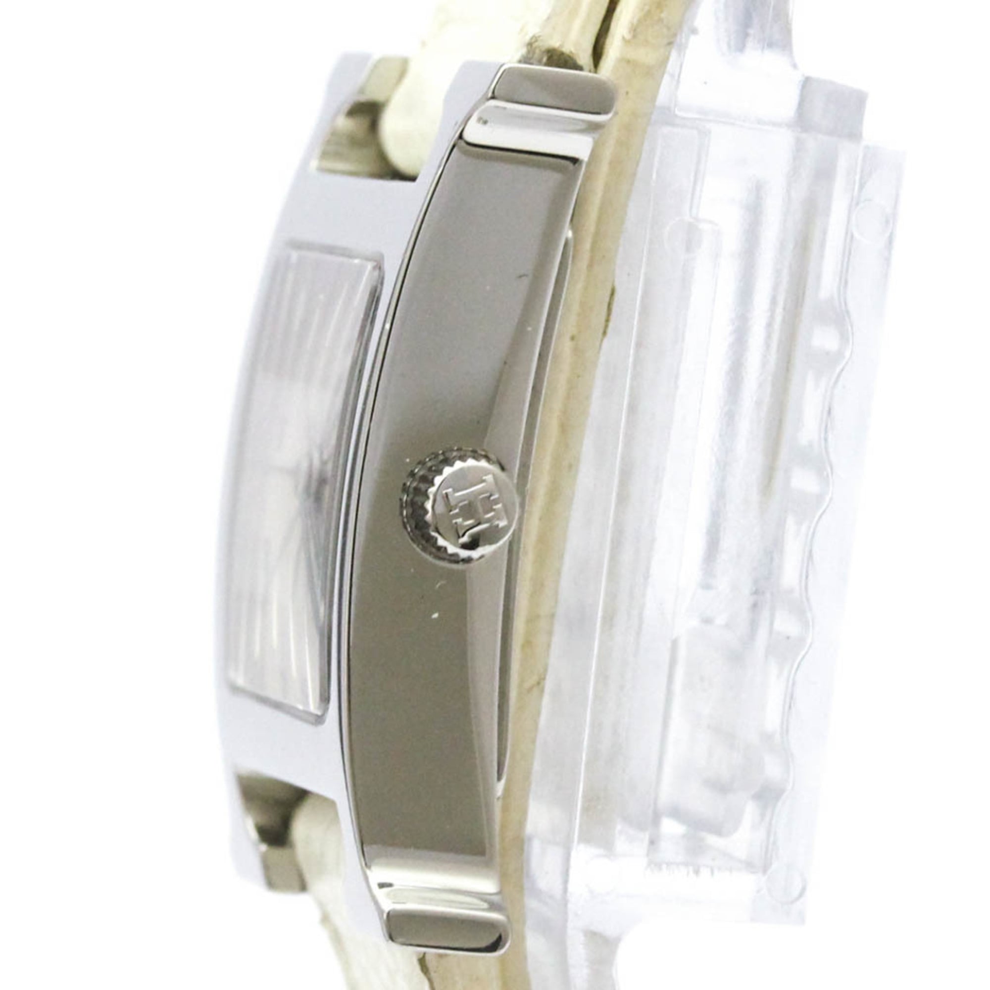 HERMES H Watch Double Tour Steel Quartz Ladies Watch HH1.210 Polished — Very Good