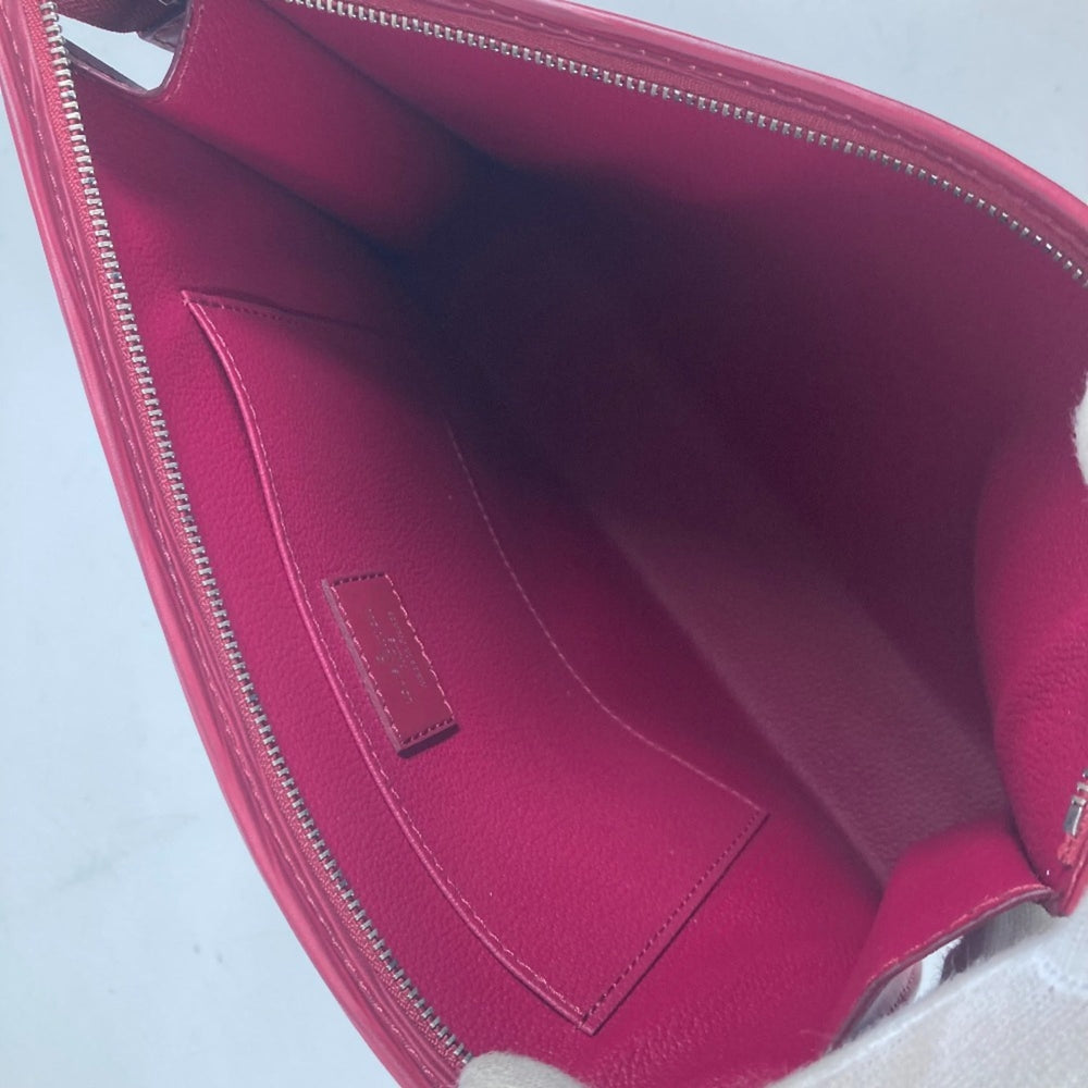 LOUIS VUITTON M41085 Epi Poche Toilette 26 Pouch Second Bag Clutch Leather Men's Women's Fuchsia Red Similar MO-241103-6 — Like New