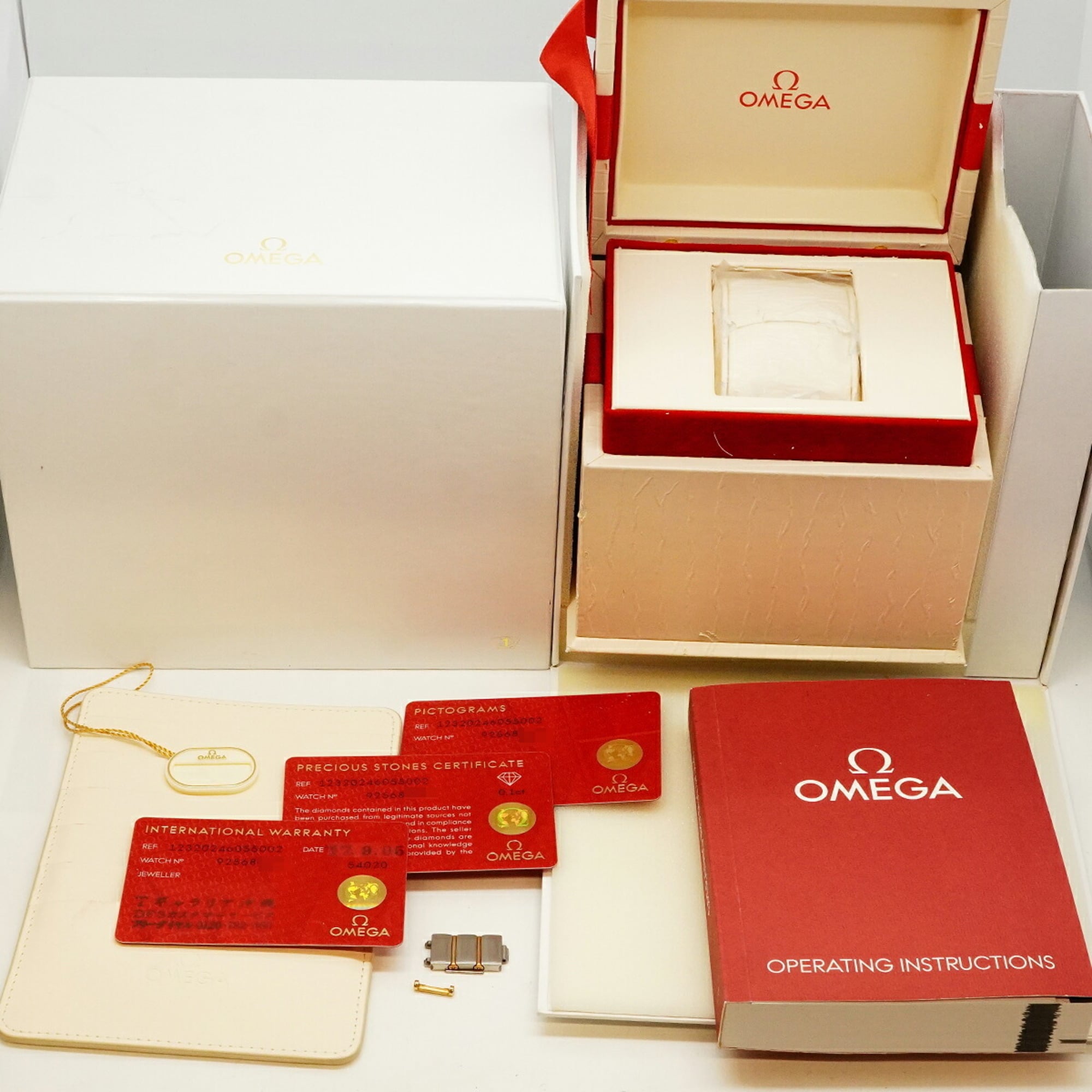 Omega Constellation Brushed Diamond 123.20.24.60.55.002 White Dial Women's Watch — Good