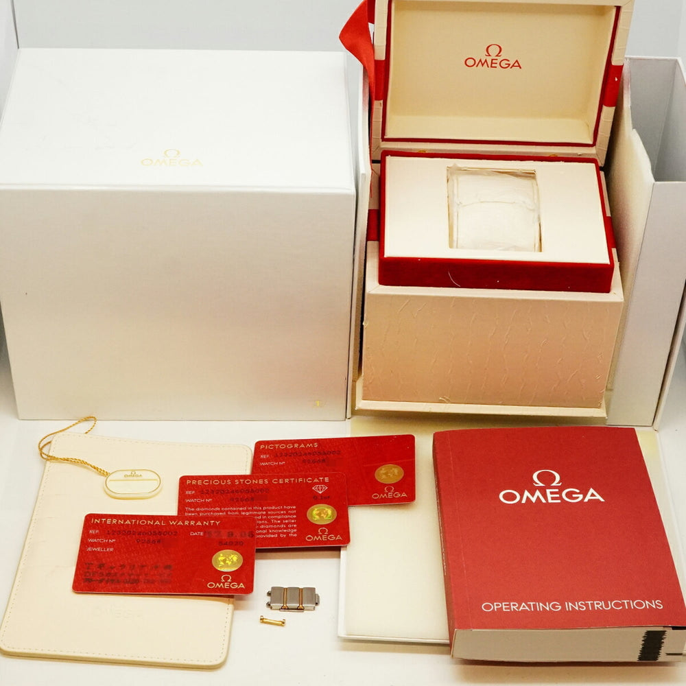Omega Constellation Brushed Diamond 123.20.24.60.55.002 White Dial Women's Watch — Good