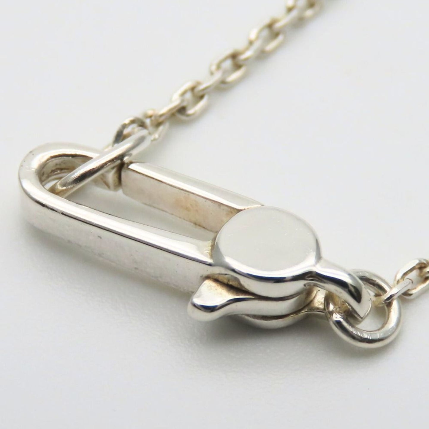 Gucci necklace trade plate SV925 approximately 7.9g silver heart pendant women's GUCCI