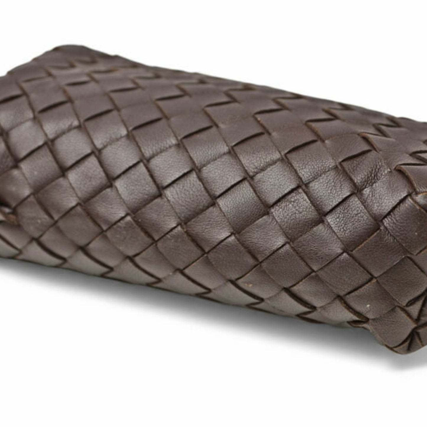 Bottega Veneta Travel Pouch in Intrecciato Nappa, Dark Brown, 164818 V0010 2040