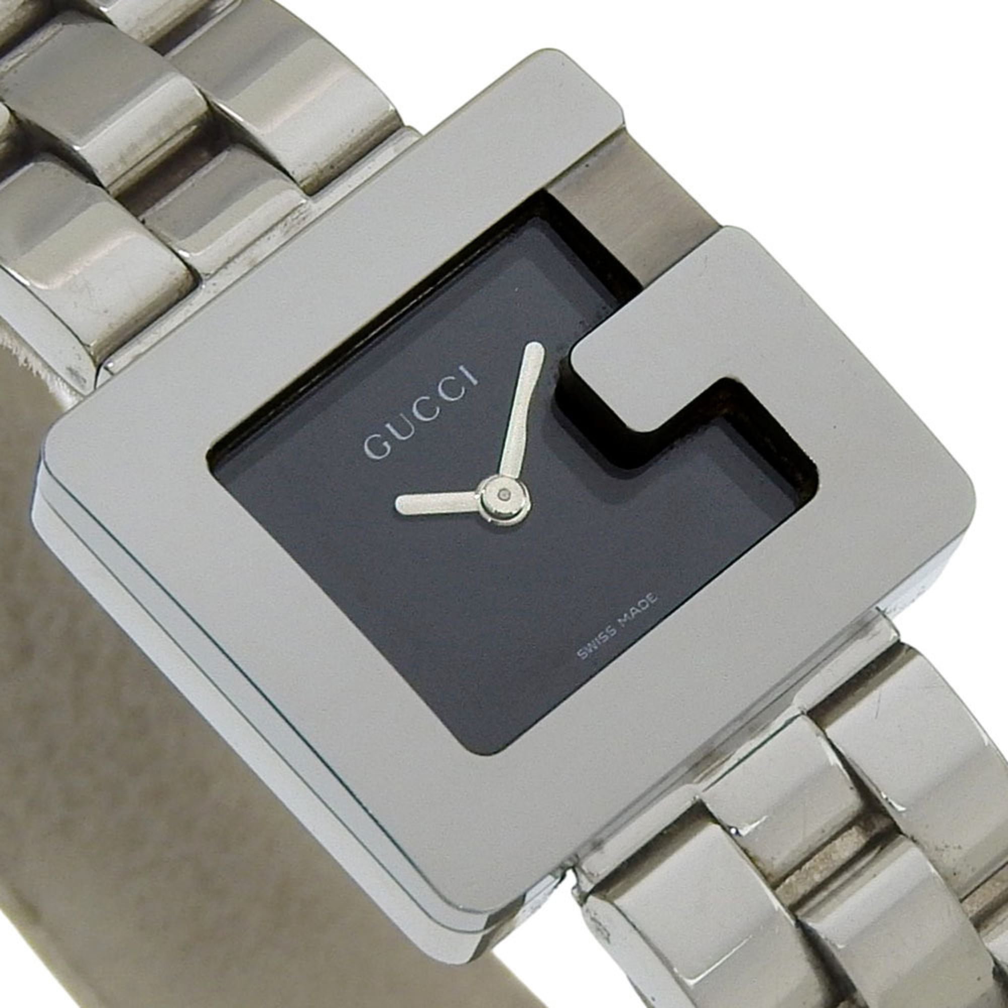 Gucci GUCCI G-Watch 3600L Stainless Steel Quartz Analog Black Dial Women's Watch — Good