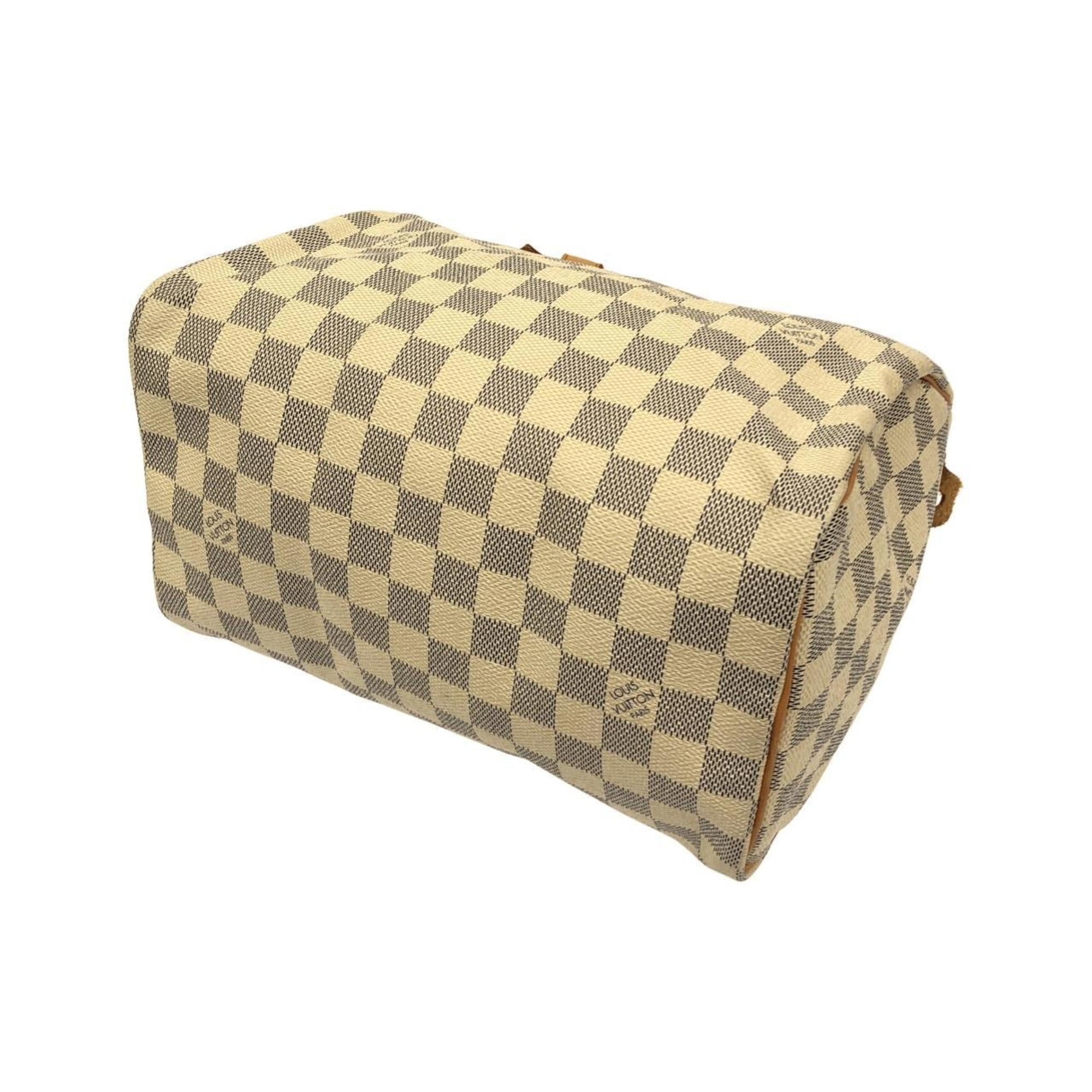 Louis Vuitton Damier Azur Speedy 25cm Boston Bag N41534