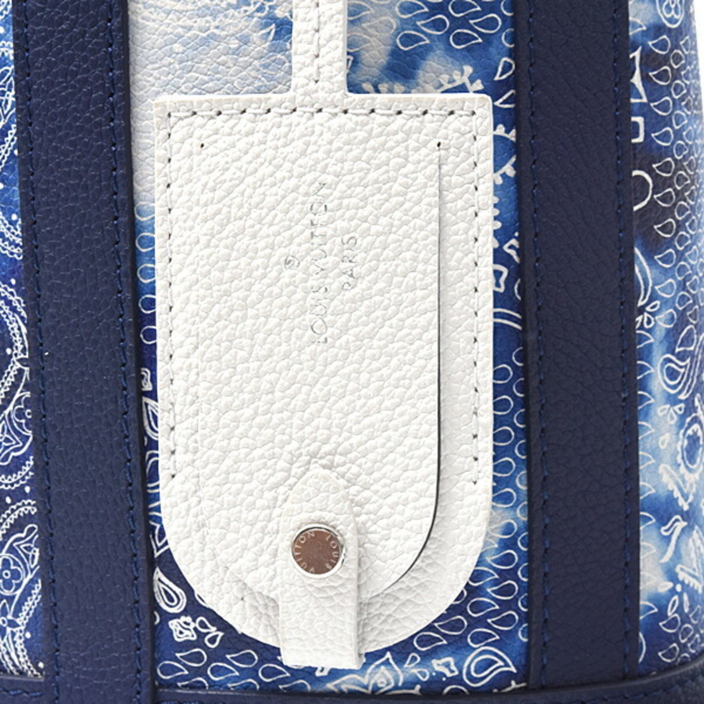 Louis Vuitton Men's and Women's Monogram Bandana Randonne PM Backpack Blue M20562