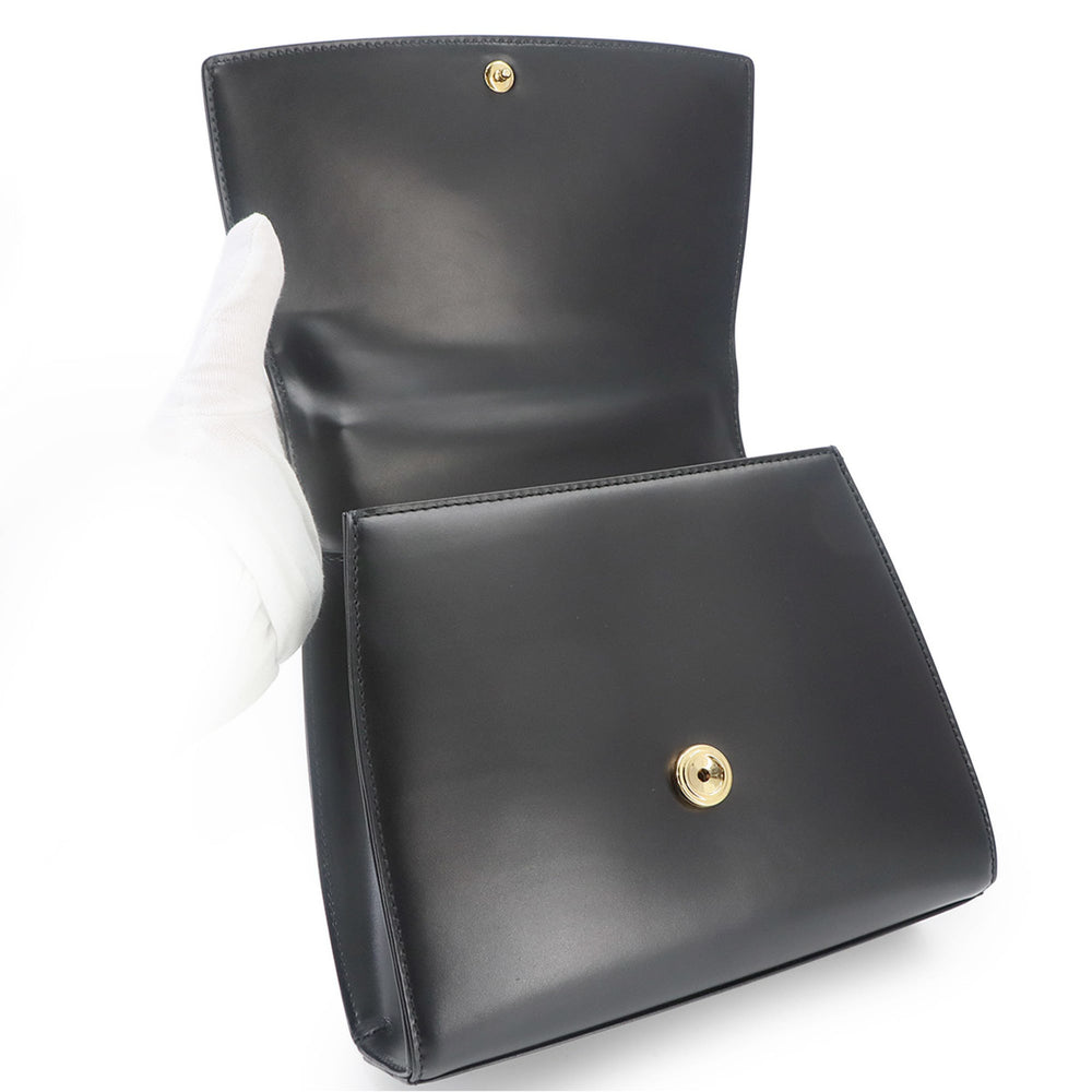 Louis Vuitton Opera Handbag, Leather, Noir (M63902), Black with Gold Hardware, Athens — Like New