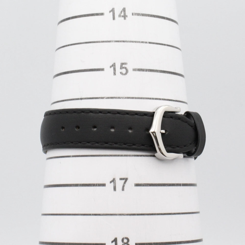Cartier Tank Must SM Watch, Stainless Steel, Leather Strap, Diamond, Ladies, Silver Tone, W4TA0016 — Very Good