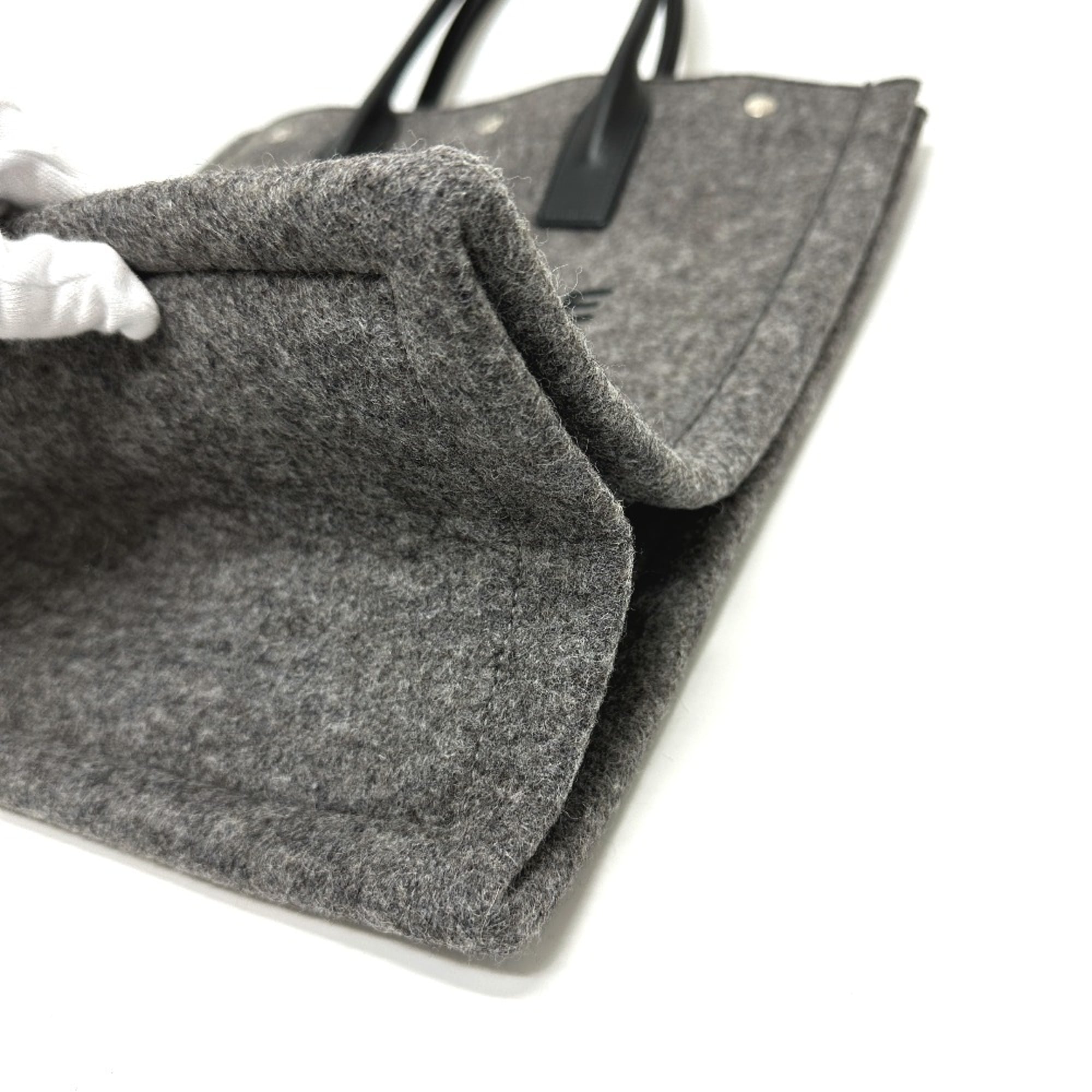 Saint Laurent Paris 632539 Shoulder Bag Hand Bag Bag Tote Bag gray Black — Like New