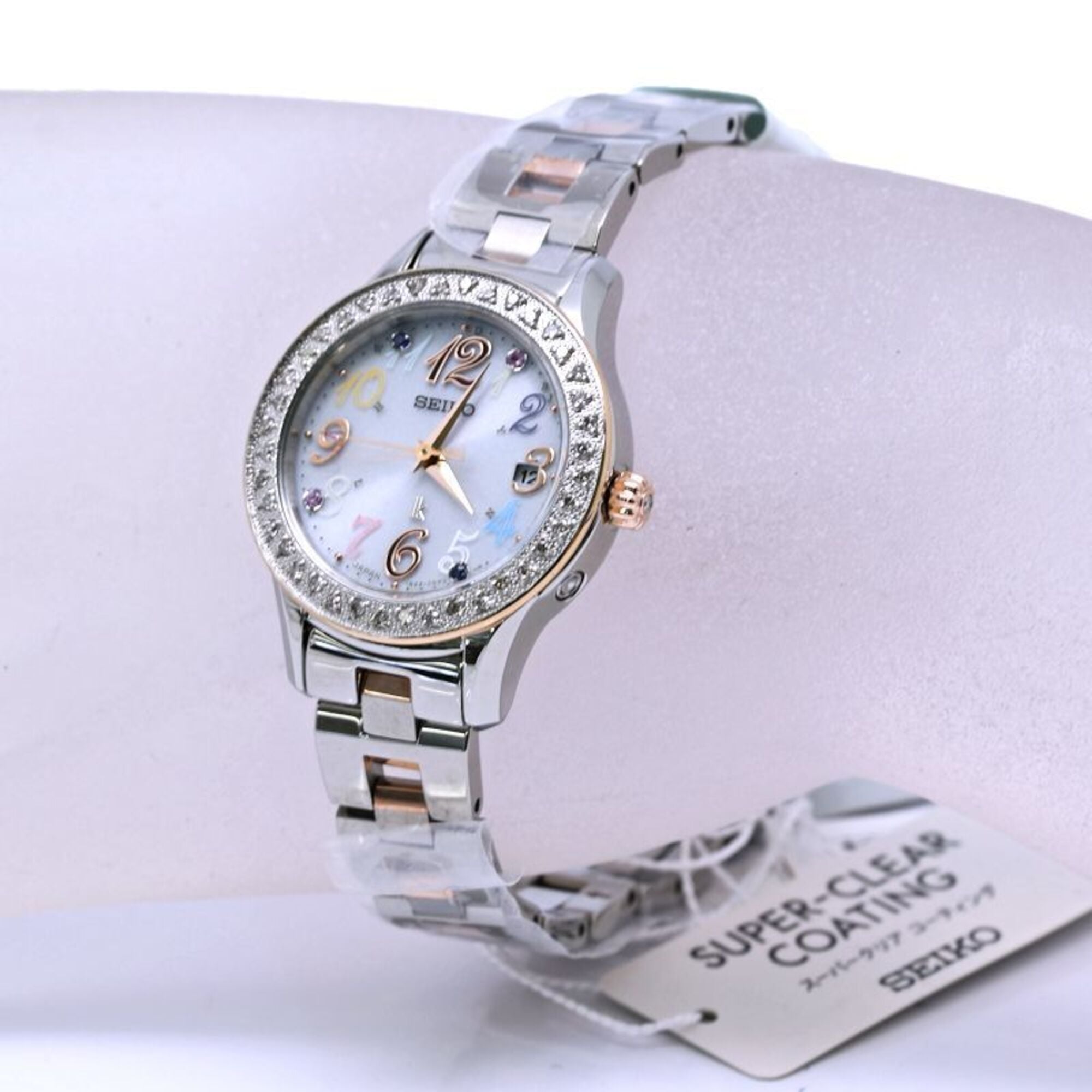 SEIKO Lukia Diamond Limited Edition SSVW069 1B22-0BX0 Women's Watch Stainless Steel /40416 — New - Store Return