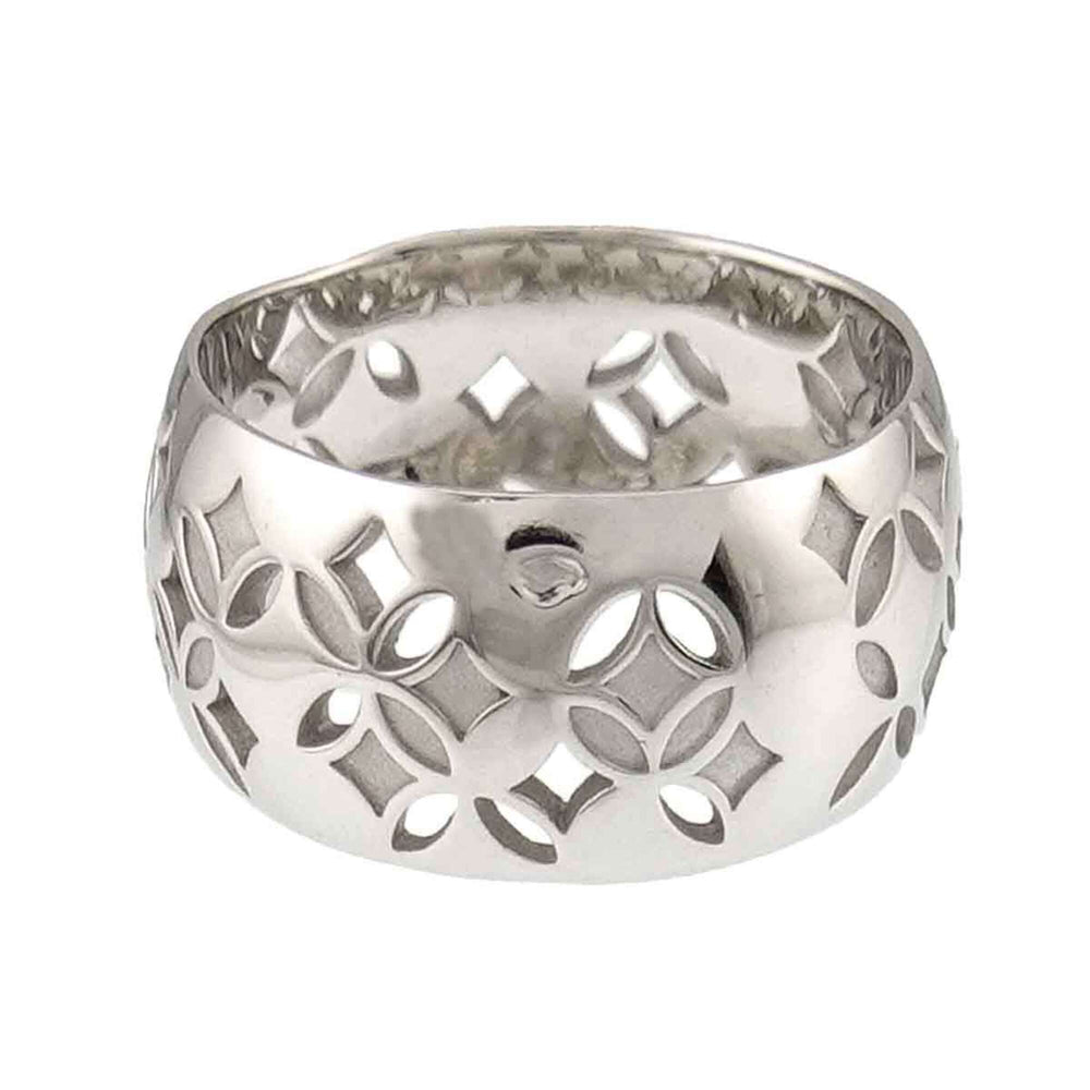 Louis Vuitton Petite Bague Galea Ring #47, 18K WG (White Gold 750) — Like New