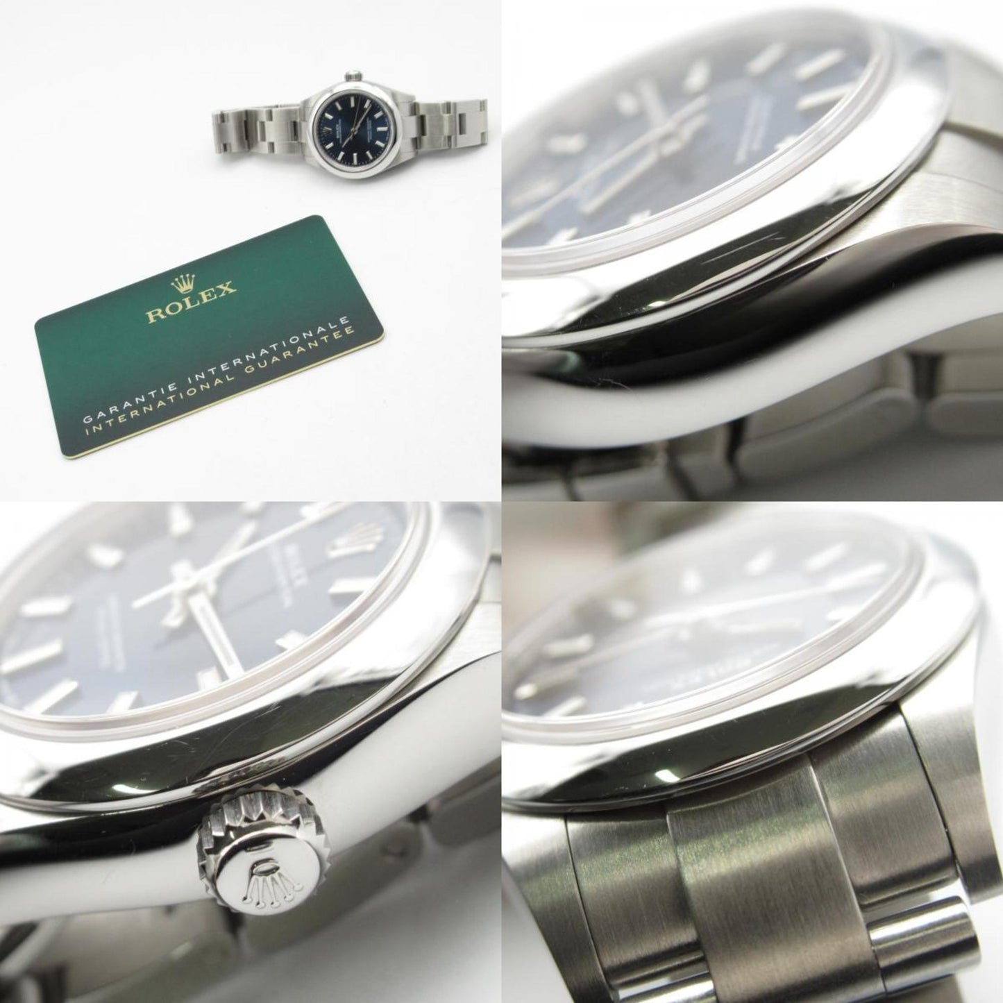 Rolex ROLEX Oyster Perpetual 28 Random Number Watch Stainless Steel Ladies Blue BA 276200