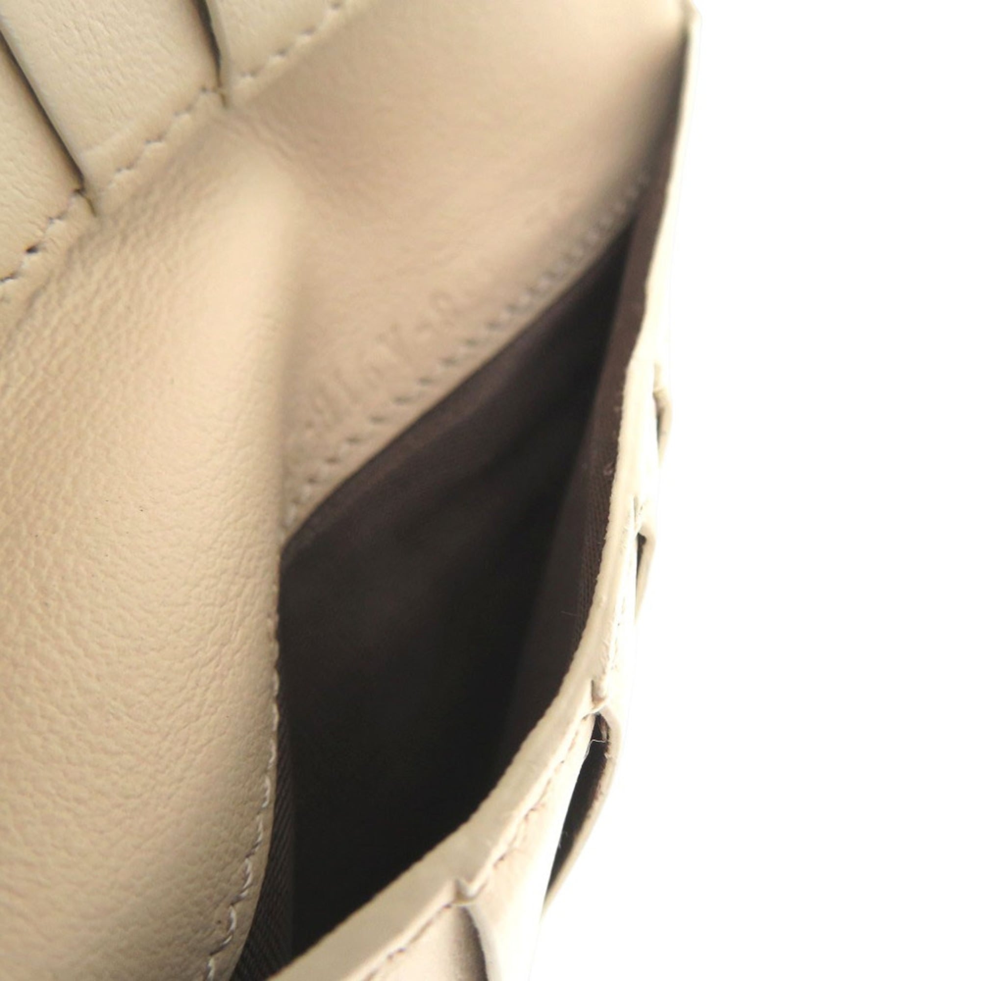 Like new Fendi PEEK A BOO bifold wallet 8M0438 A91B F11IE calfskin 0197