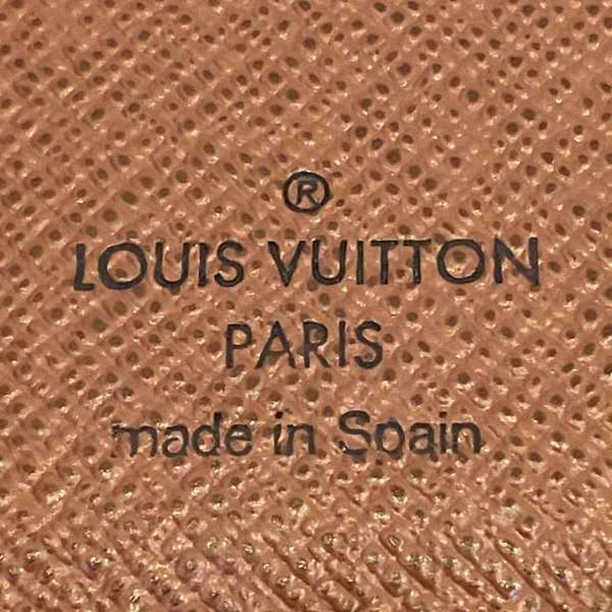 Louis Vuitton Monogram Portefeuille Brazza M66540 Long Wallet for Men and Women
