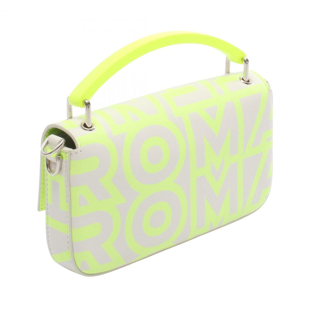 Fendi x Marc Jacobs Baguette Smartphone Pouch Shoulder Bag, Leather, Women's, Gray and Yellow, 7AS142