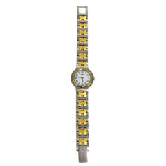 HERMES Vintage Clipper Stainless Steel GP Quartz Wristwatch, Silver/Gold, 87154 — Good