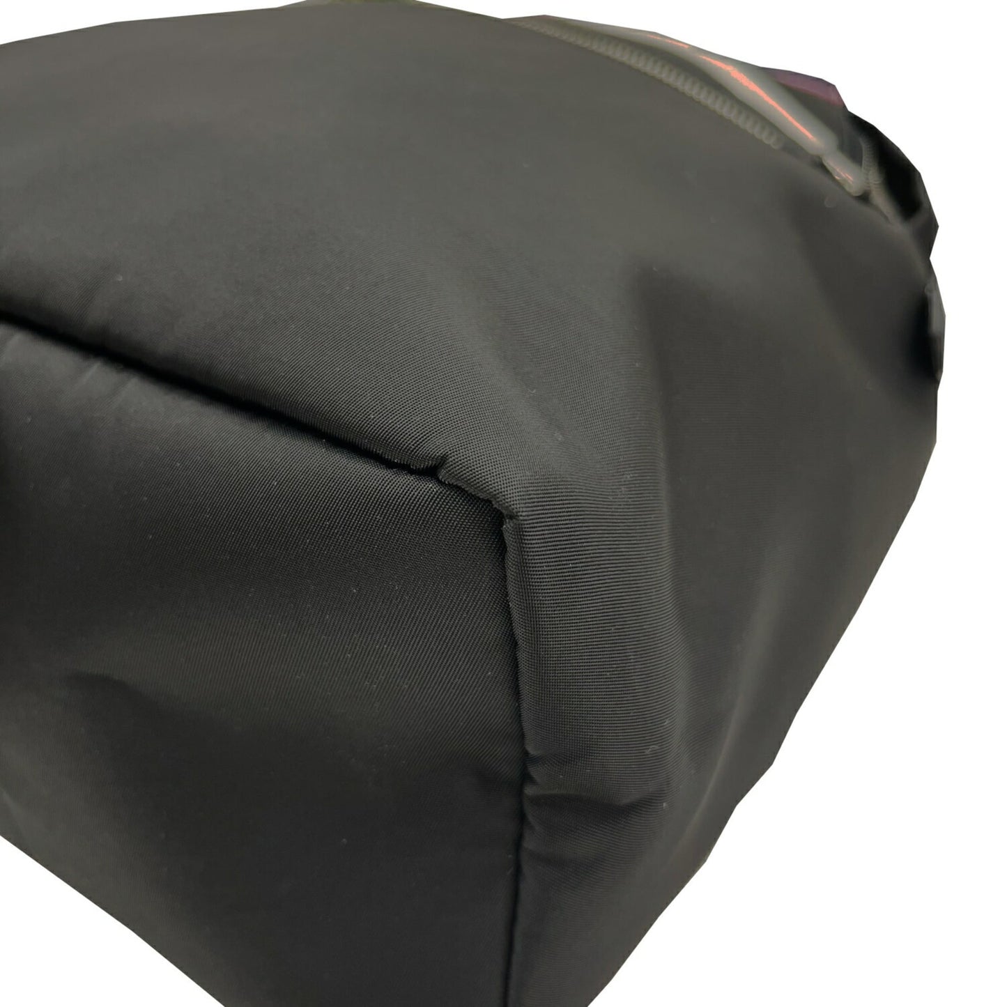 FENDI Monster Backpack 8BZ035 Nylon Leather Black Women's Men's