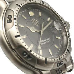 TAG Heuer 6000 Series Professional Men's Analog Quartz Watch with Date, Silver/Gray WH1112 T1 — Good