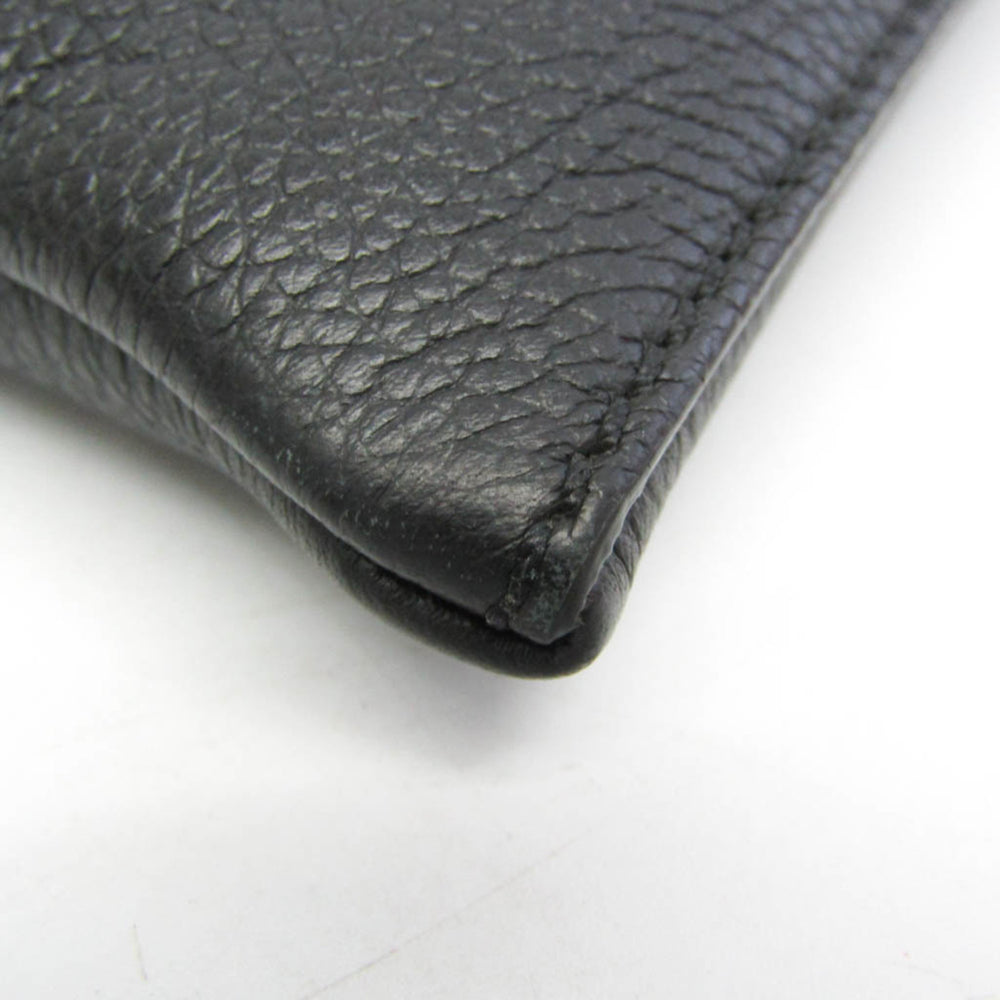 Fendi 7N0146 Women,Men Leather Shoulder Bag Black — Like New